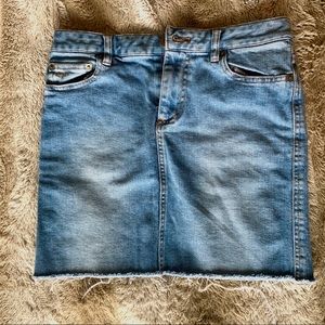 Denim Mini Skirt